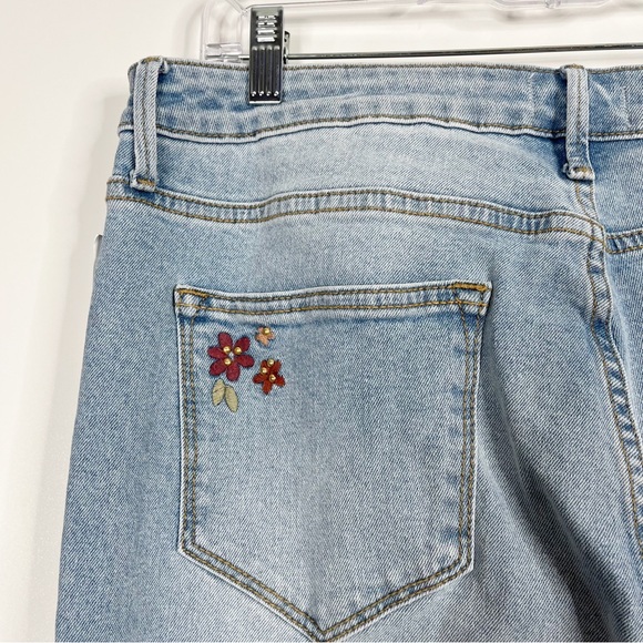 Free People Driftwood Farrah Flare Split Jeans - Tweedle Dum - Picture 6 of 7